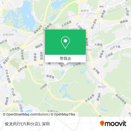 俊龙药行(六和分店)地图