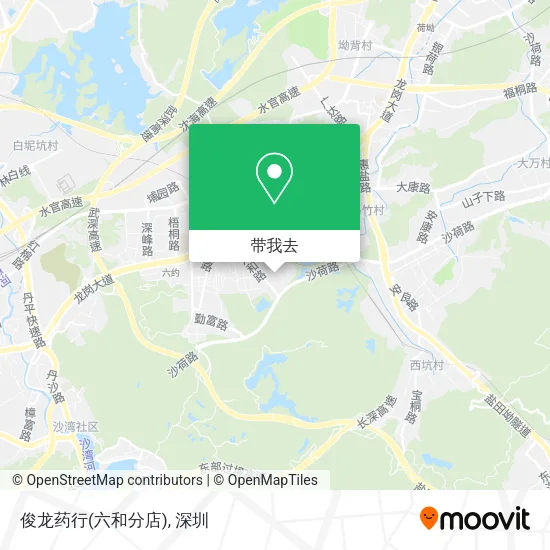 俊龙药行(六和分店)地图