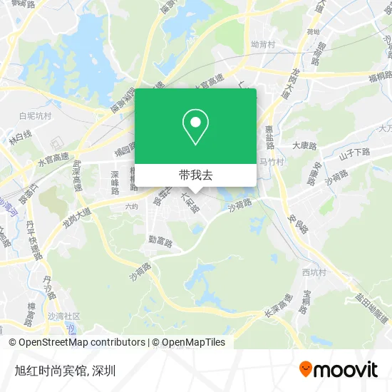 旭红时尚宾馆地图
