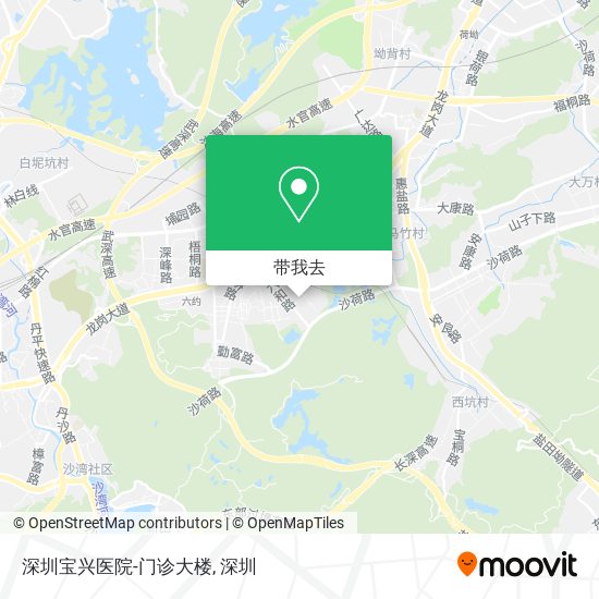 深圳宝兴医院-门诊大楼地图