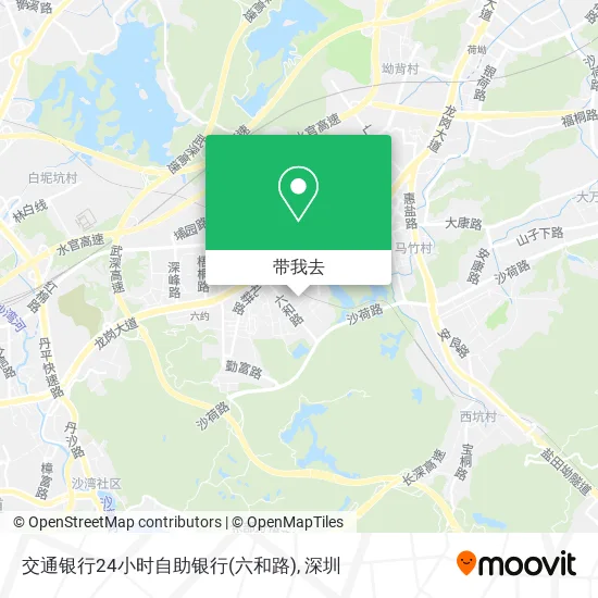 交通银行24小时自助银行(六和路)地图
