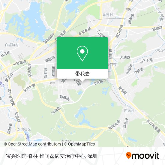 宝兴医院-脊柱·椎间盘病变治疗中心地图