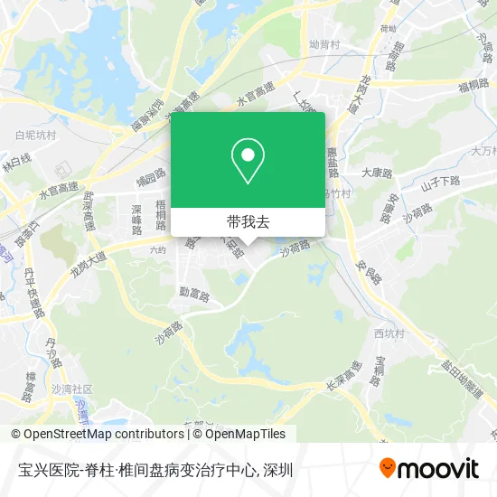 宝兴医院-脊柱·椎间盘病变治疗中心地图