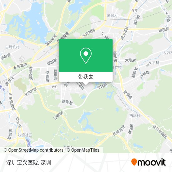 深圳宝兴医院地图