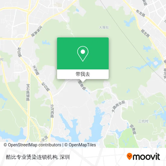 酷比专业烫染连锁机构地图