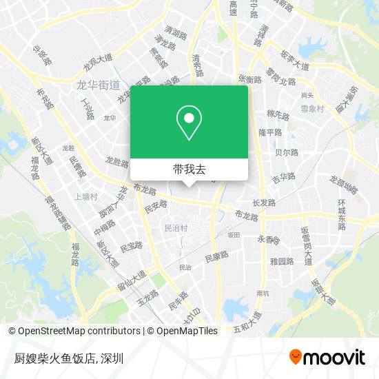 厨嫂柴火鱼饭店地图