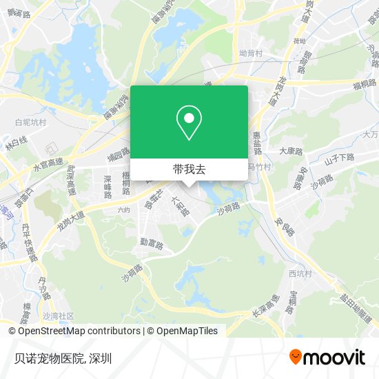 贝诺宠物医院地图