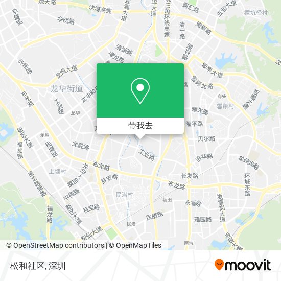 松和社区地图