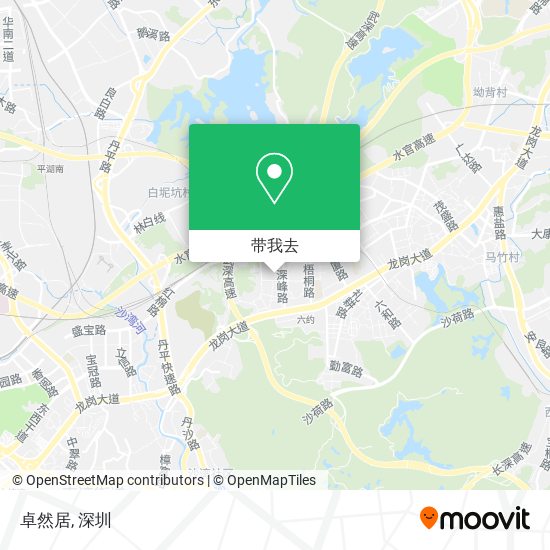 卓然居地图