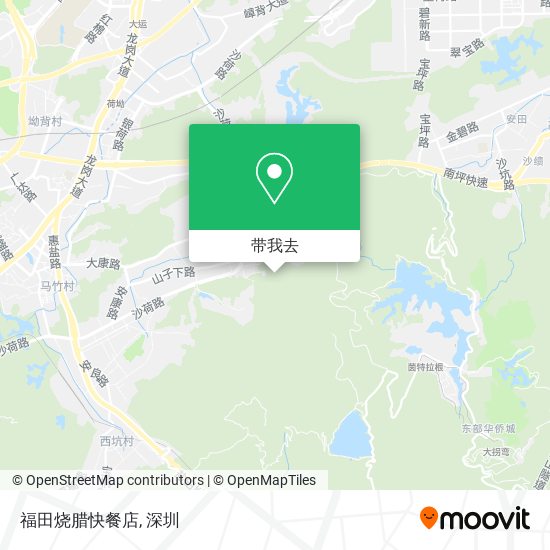 福田烧腊快餐店地图