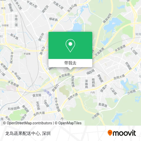 龙岛蔬果配送中心地图