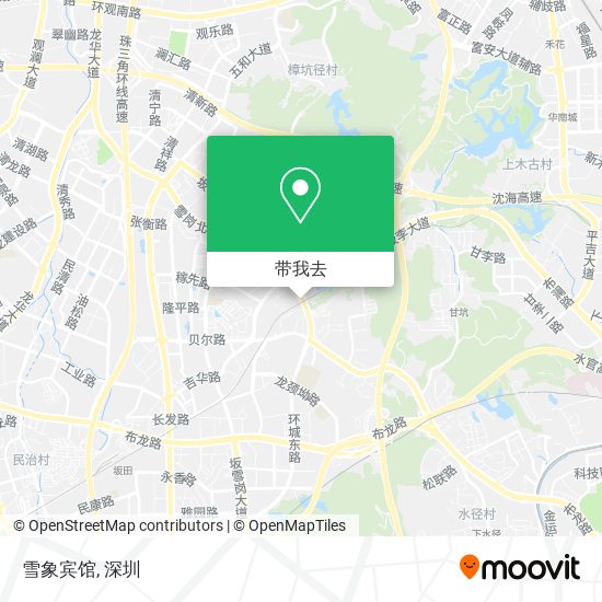 雪象宾馆地图