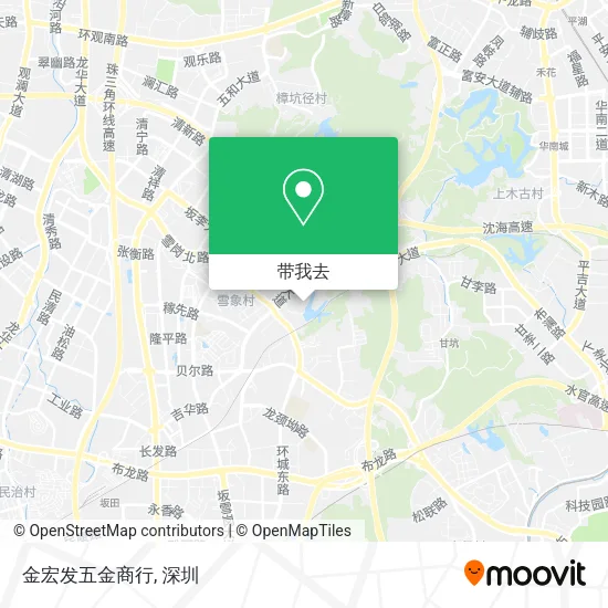 金宏发五金商行地图