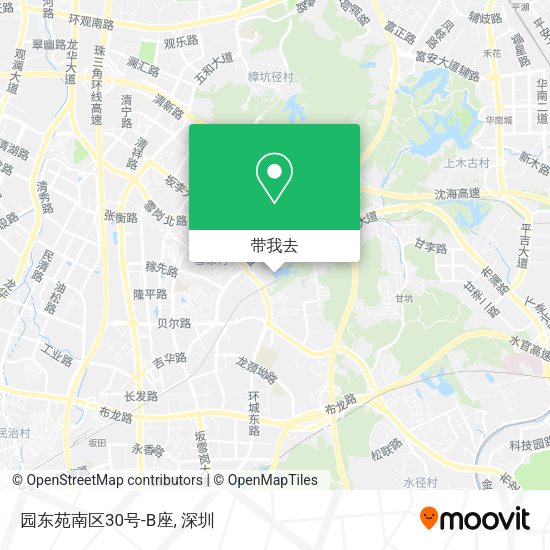 园东苑南区30号-B座地图