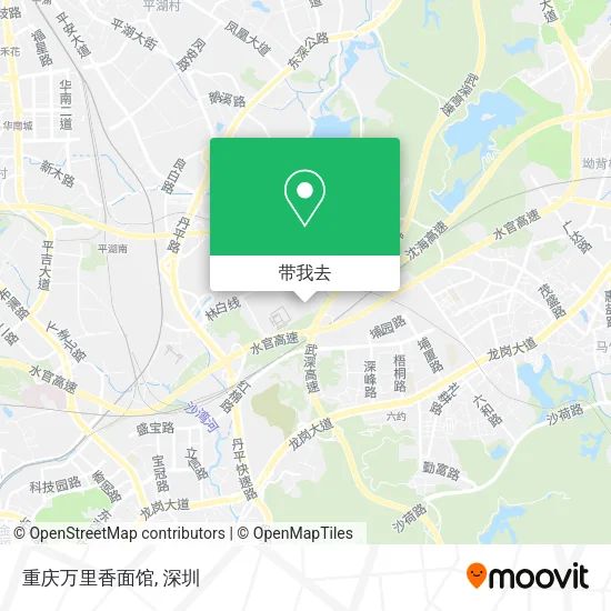 重庆万里香面馆地图