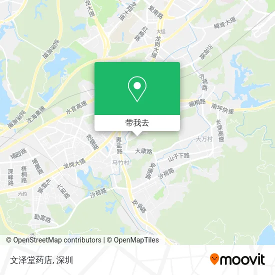 文泽堂药店地图