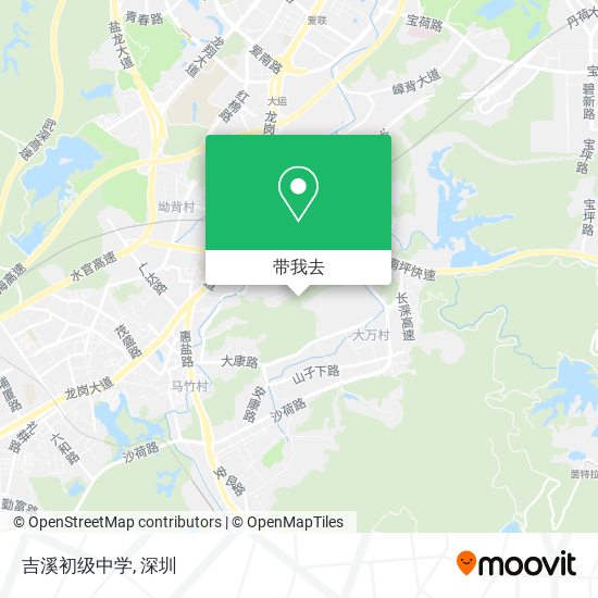 吉溪初级中学地图