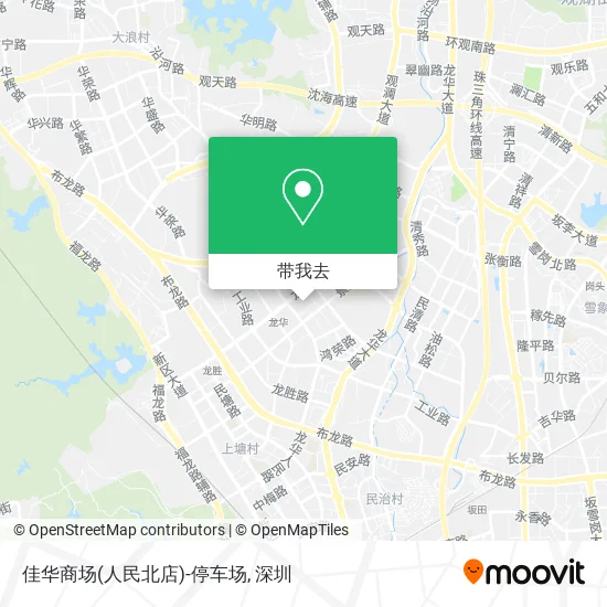 佳华商场(人民北店)-停车场地图