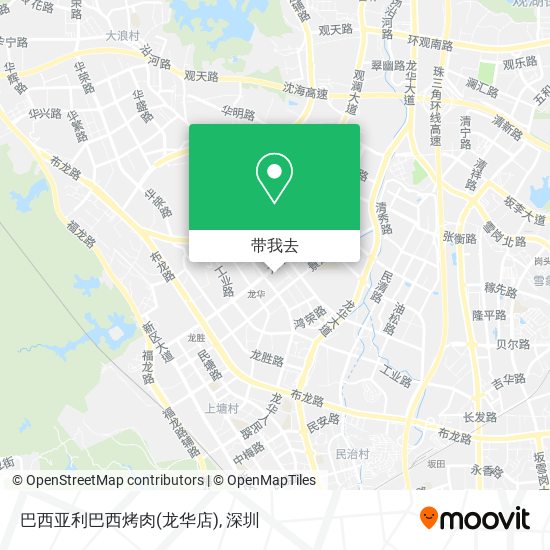 巴西亚利巴西烤肉(龙华店)地图