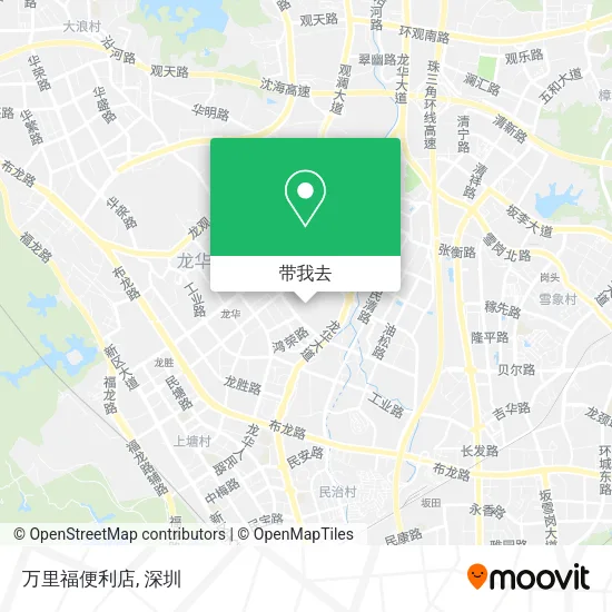 万里福便利店地图