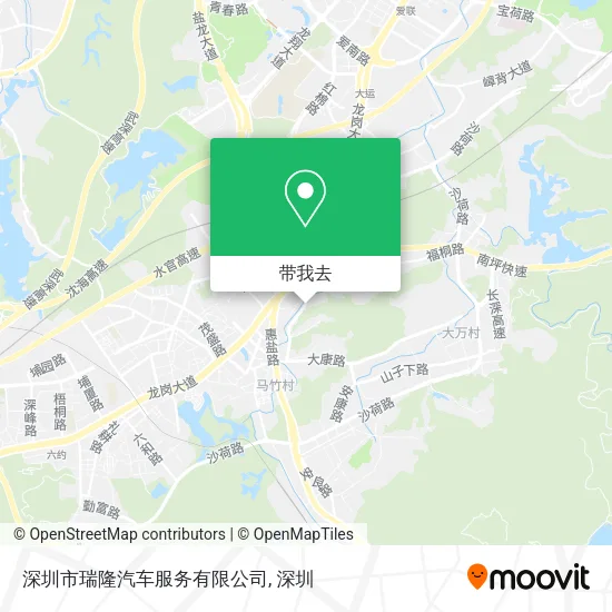 深圳市瑞隆汽车服务有限公司地图