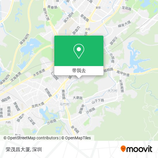 荣茂昌大厦地图