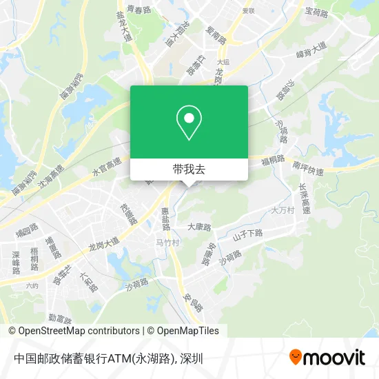 中国邮政储蓄银行ATM(永湖路)地图