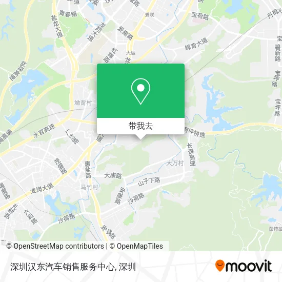 深圳汉东汽车销售服务中心地图