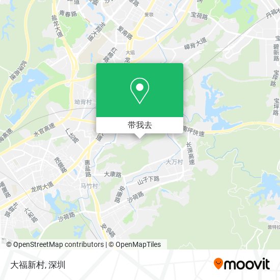 大福新村地图