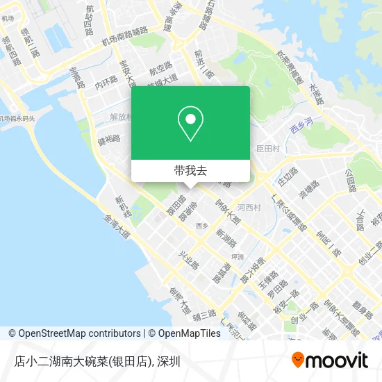 店小二湖南大碗菜(银田店)地图