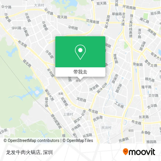 龙发牛肉火锅店地图