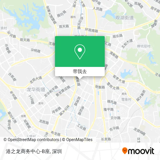港之龙商务中心-B座地图
