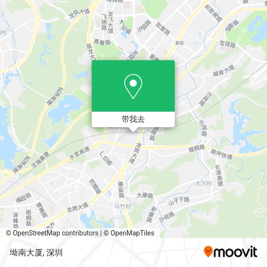 坳南大厦地图