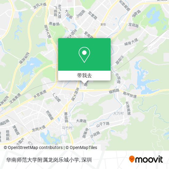 华南师范大学附属龙岗乐城小学地图