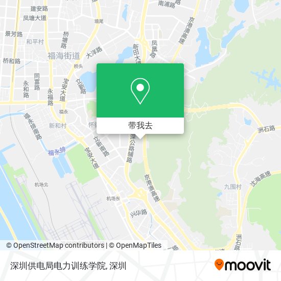 深圳供电局电力训练学院地图