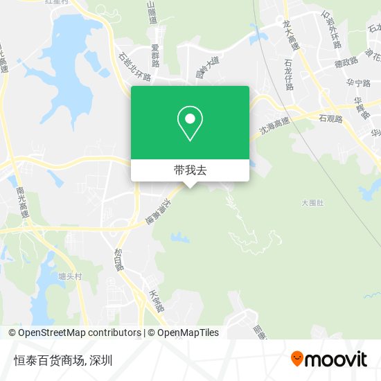 恒泰百货商场地图