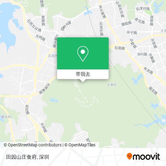 田园山庄食府地图
