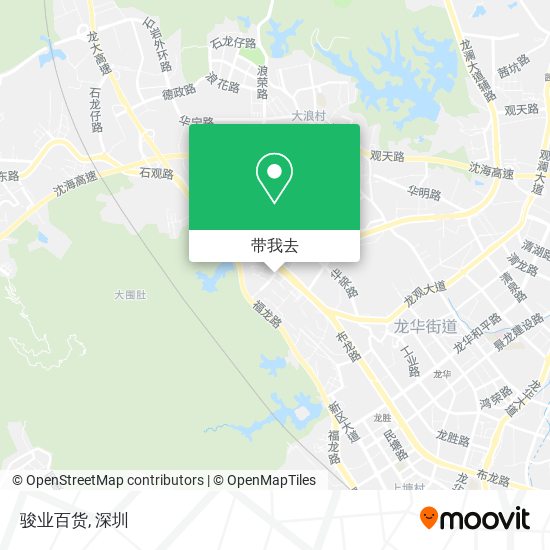 骏业百货地图
