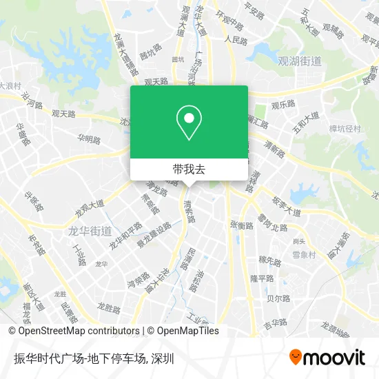 振华时代广场-地下停车场地图