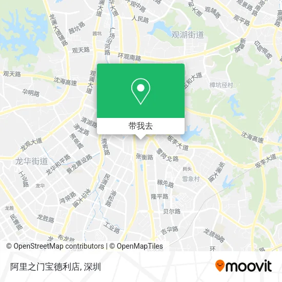 阿里之门宝德利店地图