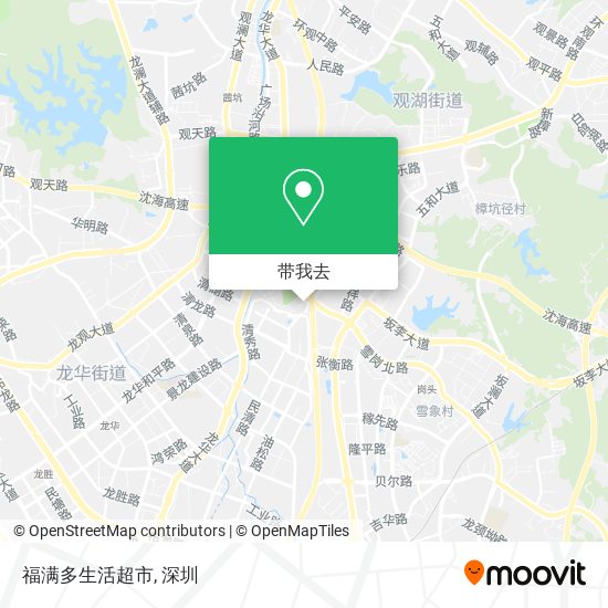 福满多生活超市地图