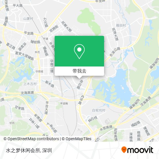 水之梦休闲会所地图