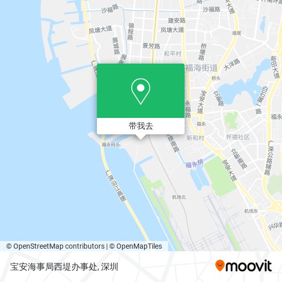 宝安海事局西堤办事处地图