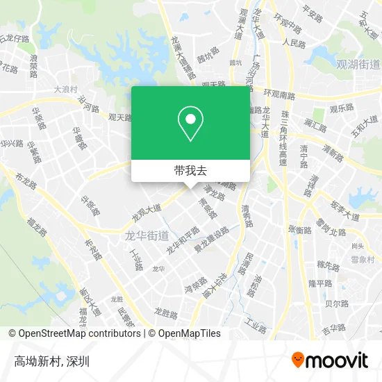 高坳新村地图