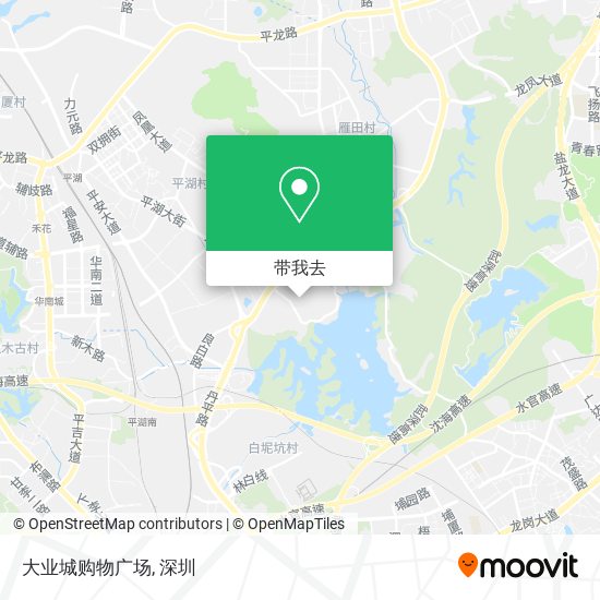 大业城购物广场地图
