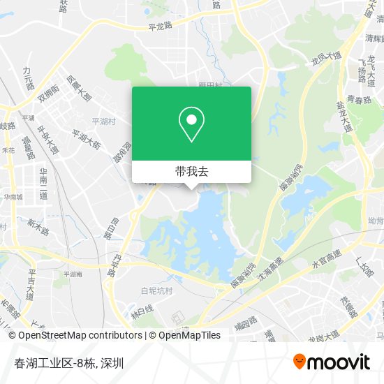 春湖工业区-8栋地图