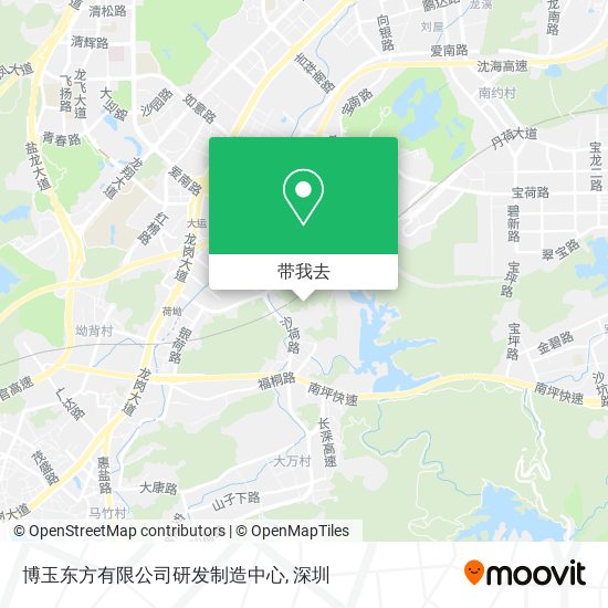 博玉东方有限公司研发制造中心地图