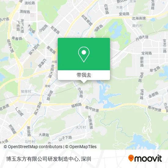 博玉东方有限公司研发制造中心地图