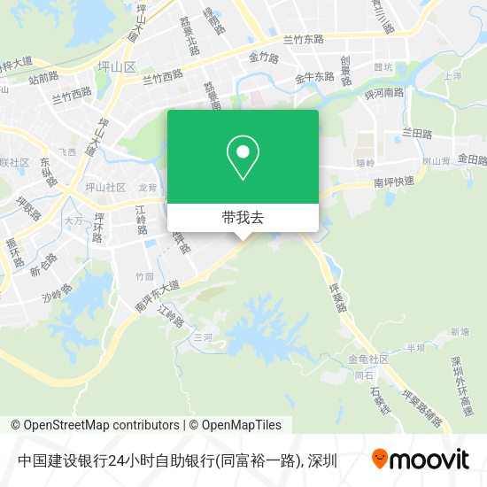中国建设银行24小时自助银行(同富裕一路)地图