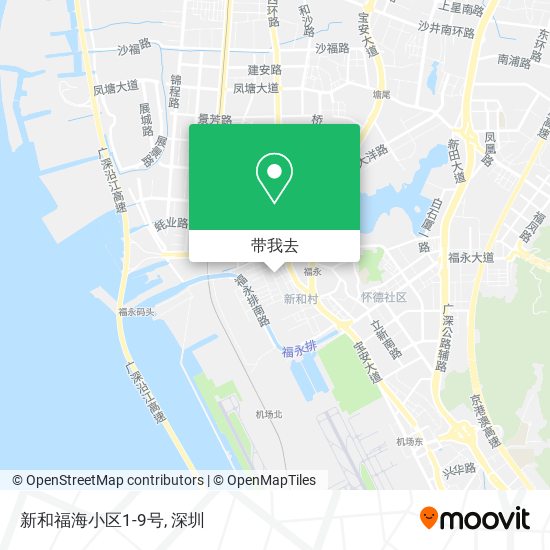 新和福海小区1-9号地图